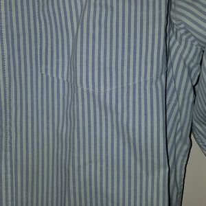 Blue  and white stripe Gap dress shirt